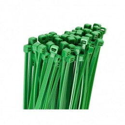 100 Fascette Plastica Verde...